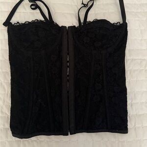 Black corset top